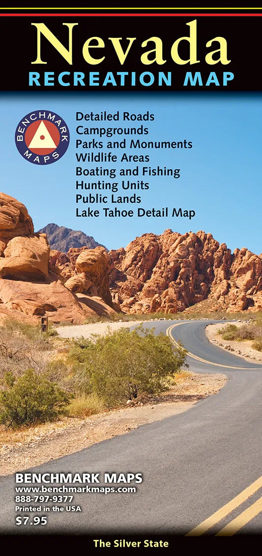 Nevada Recreational Road Map