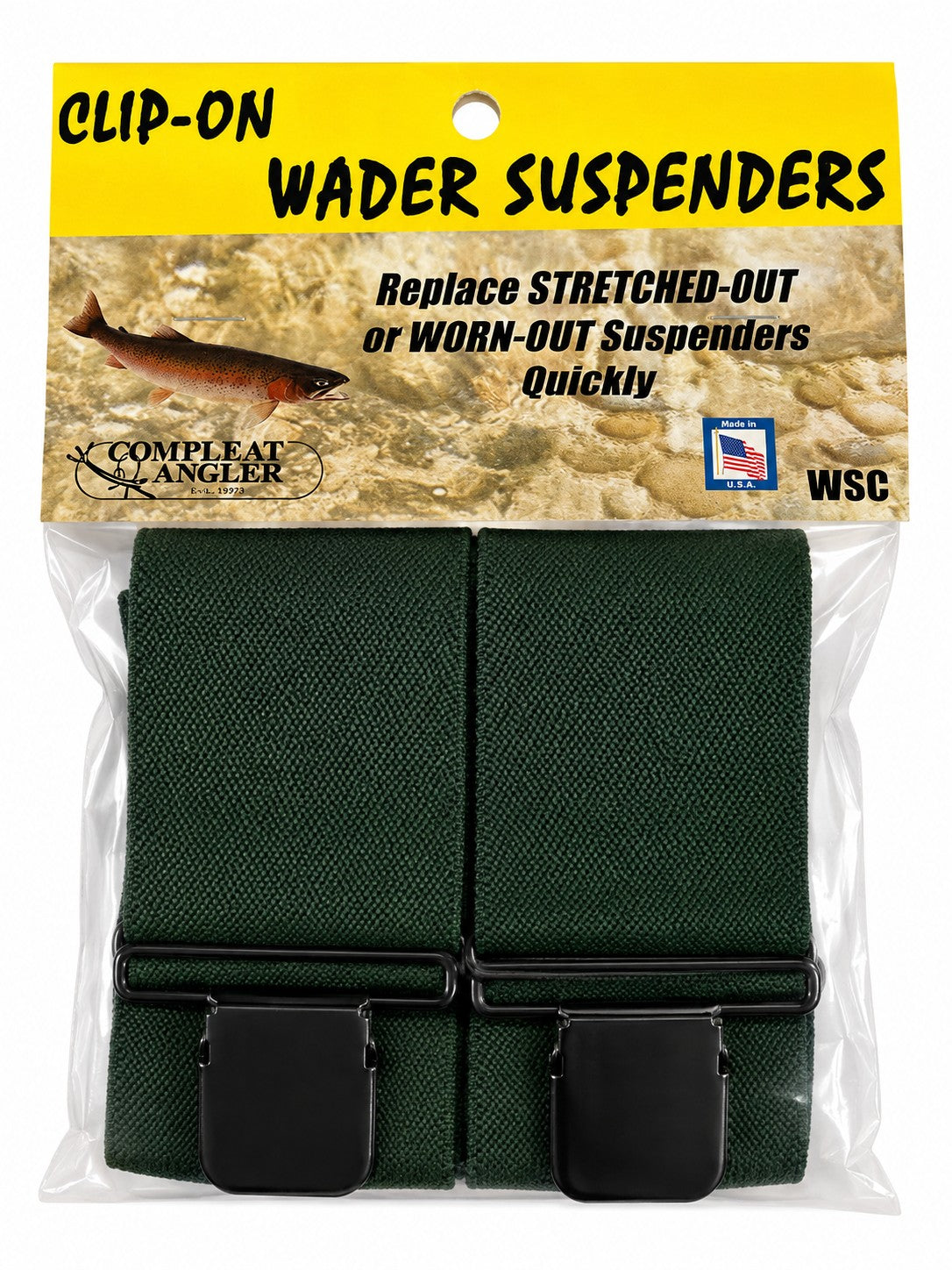 COMPLETE ANGLER WADER SUSPENDERS - CLOSEOUT