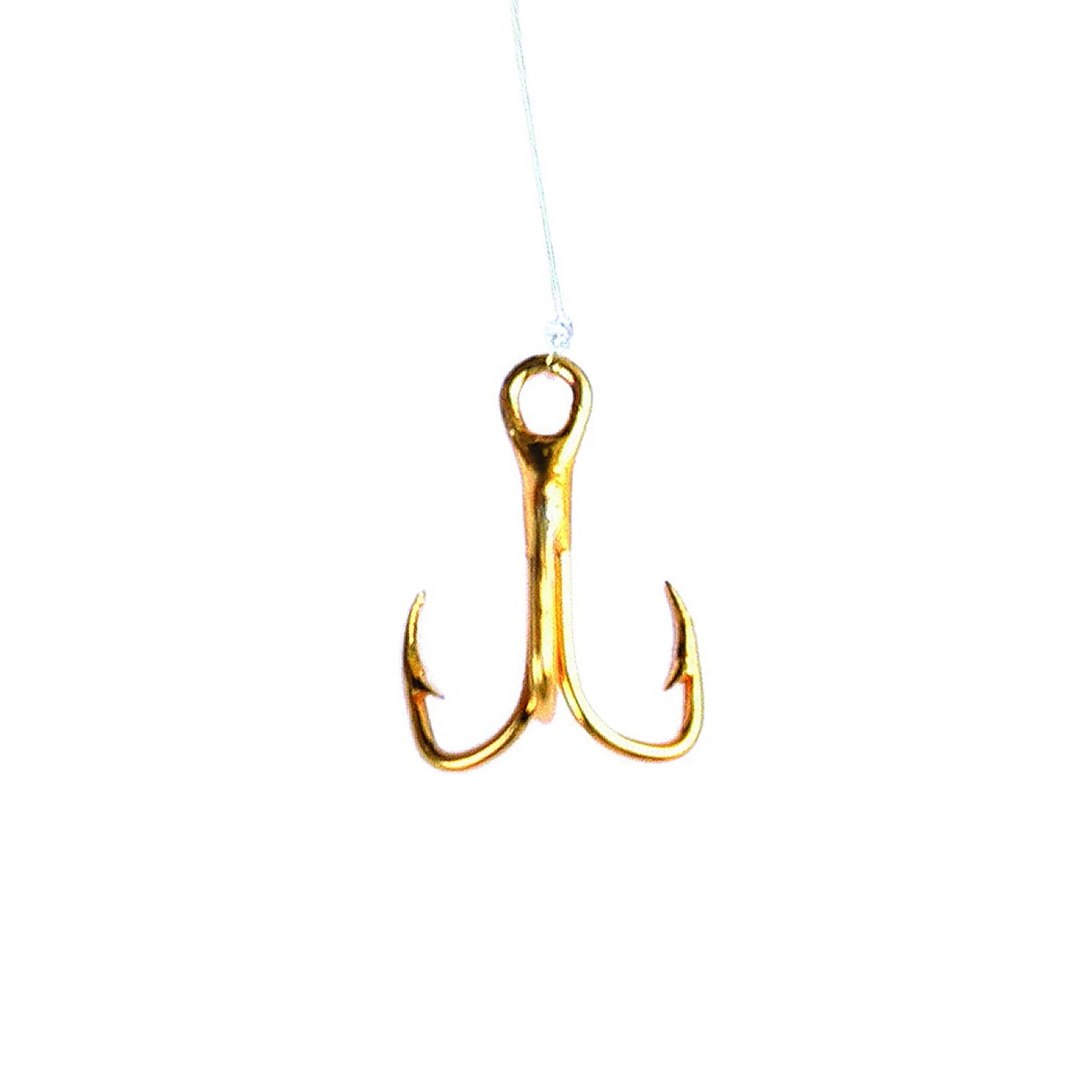 Eagle Claw Snelled Gold Treble Hooks
