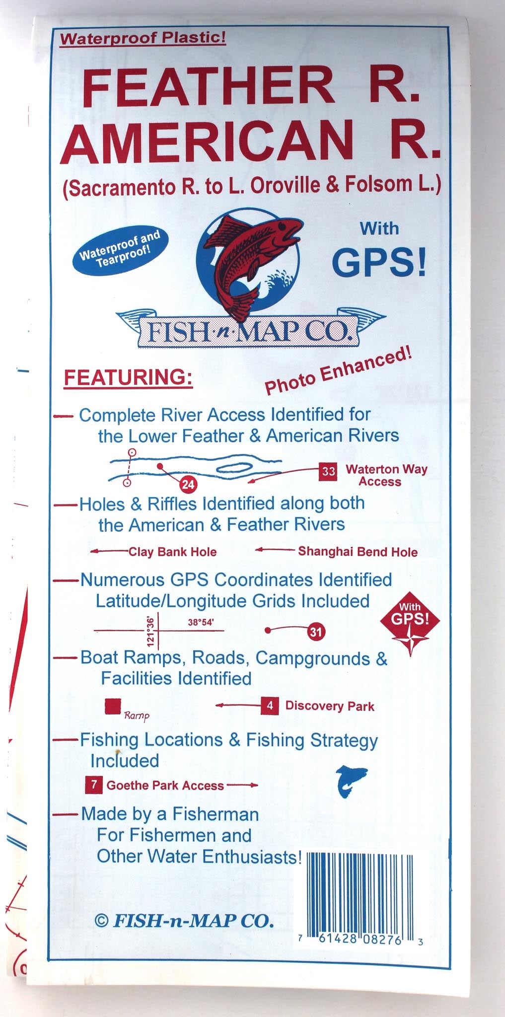 Feather River/American River Map