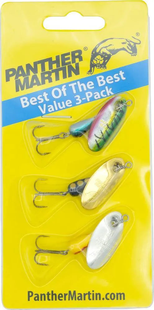 best panther martin trout lures Pro Guide Anywhere 6 Pack The original inline spinner Panther Martin Single Hook 6