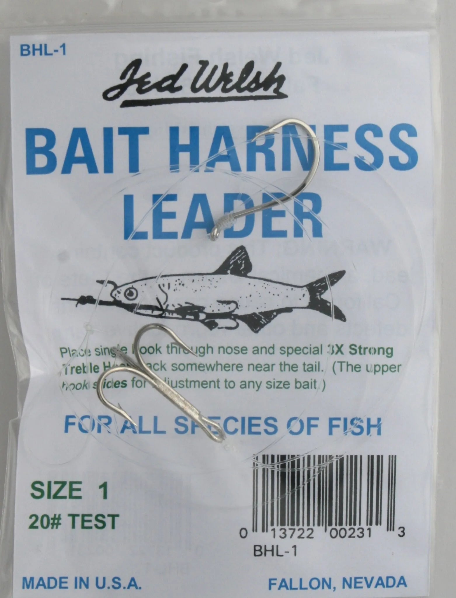 Jed Welsh Bait Harness Leader