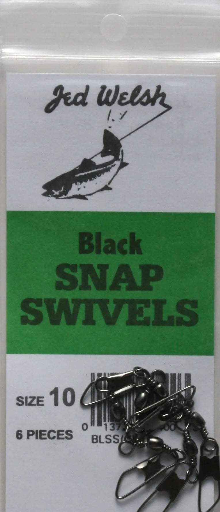 Jed Welsh Black Snap Swivels