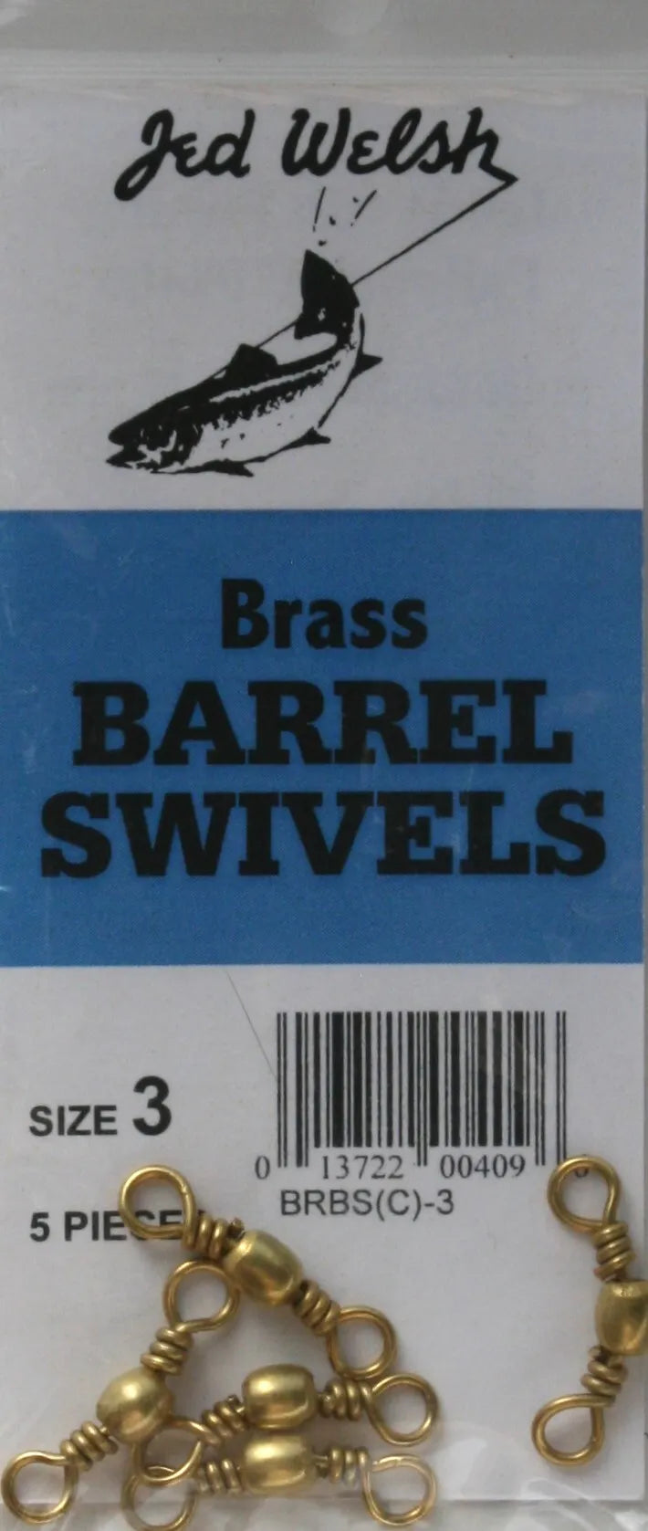 Jed Welsh Brass Barrel Swivels