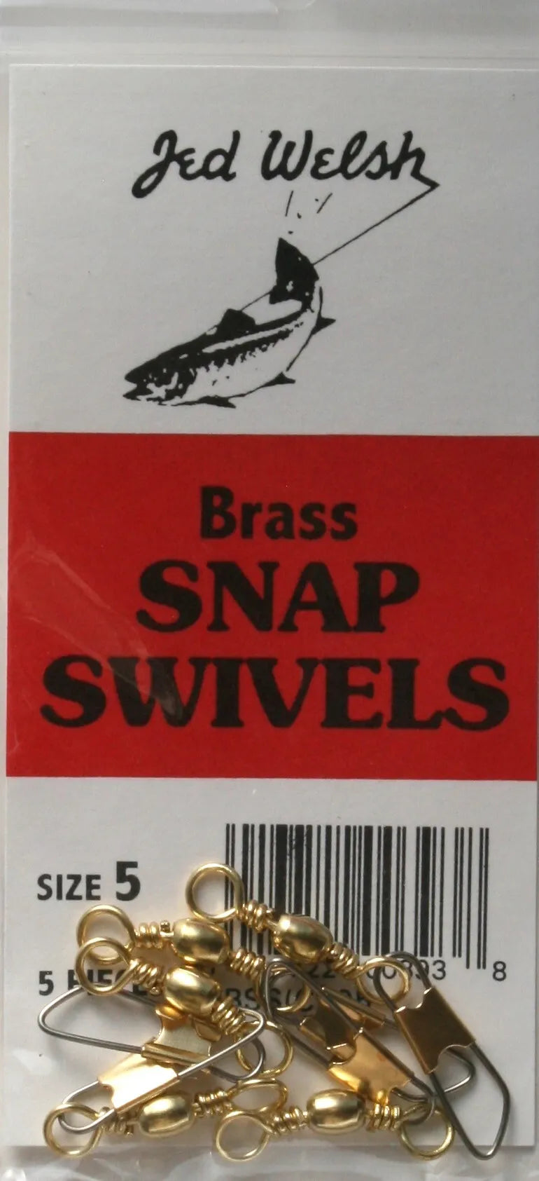 Jed Welsh Brass Snap Swivels