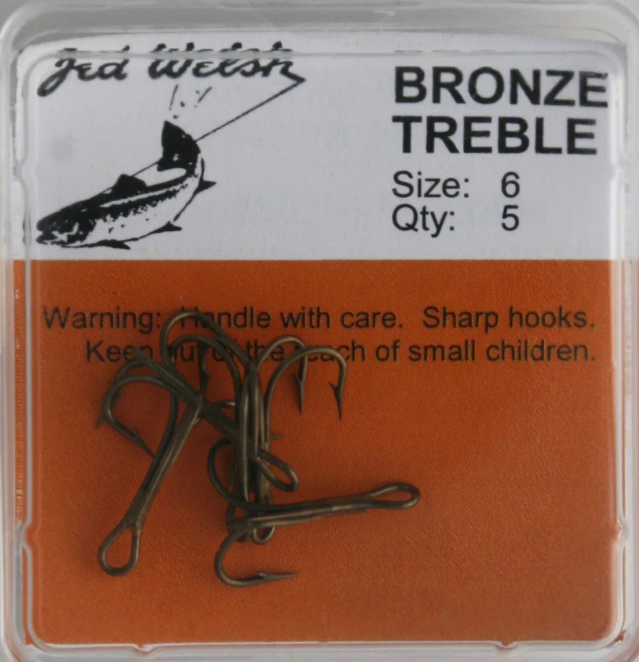 Jed Welsh Bronze Treble Hook