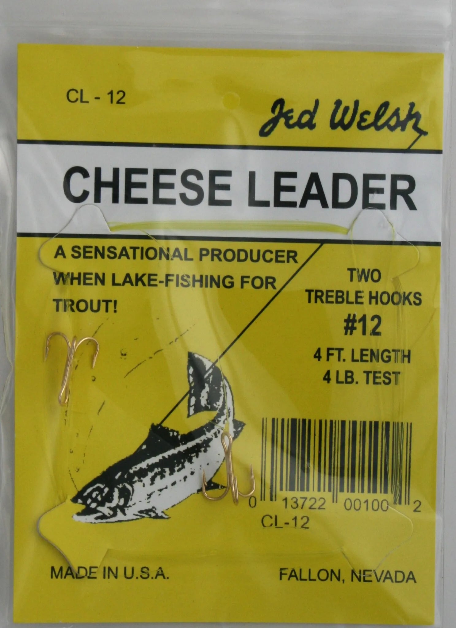 cheese hook fishing Jed Welsh Cheese Leader Rig