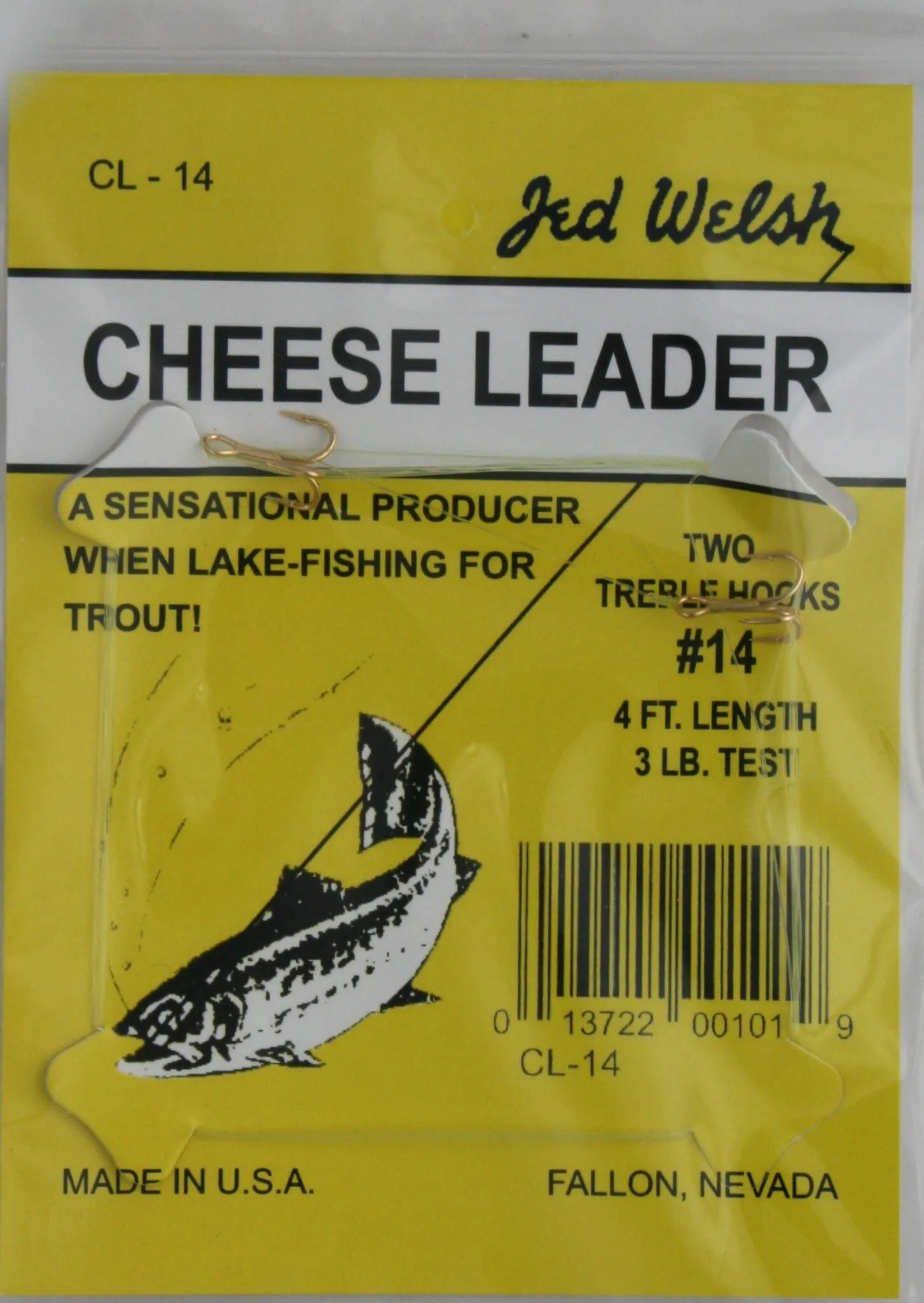 Jed Welsh Cheese Leader Rig