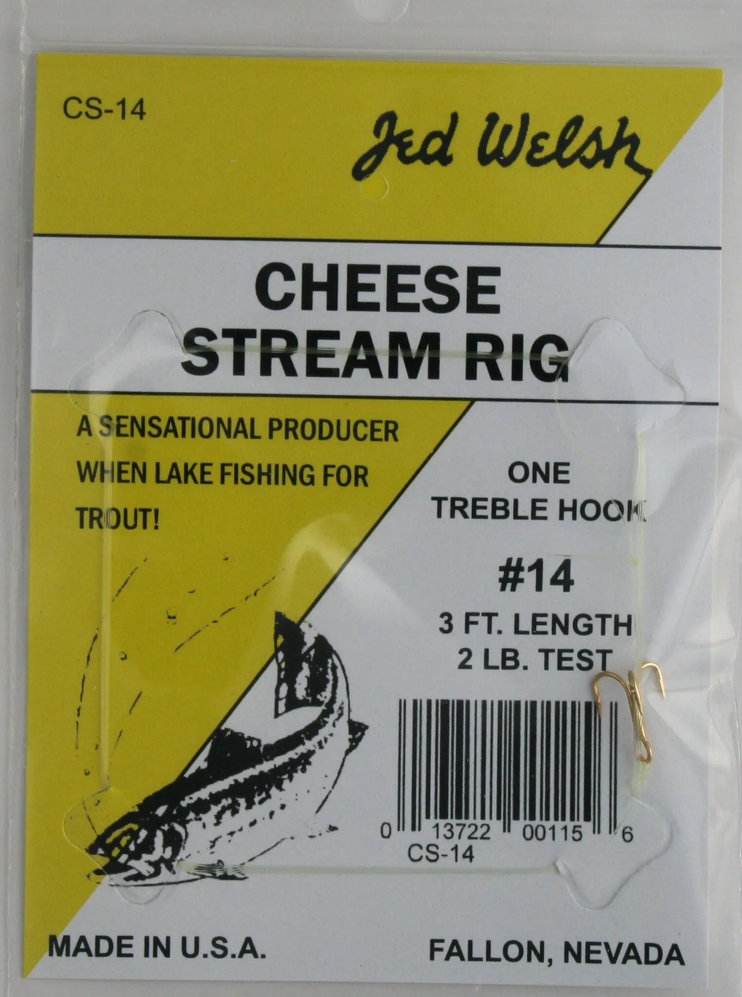 Jed Welsh Cheese Stream Rig