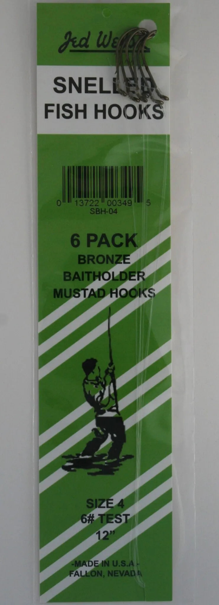 Jed Welsh Snelled Baitholder Hooks
