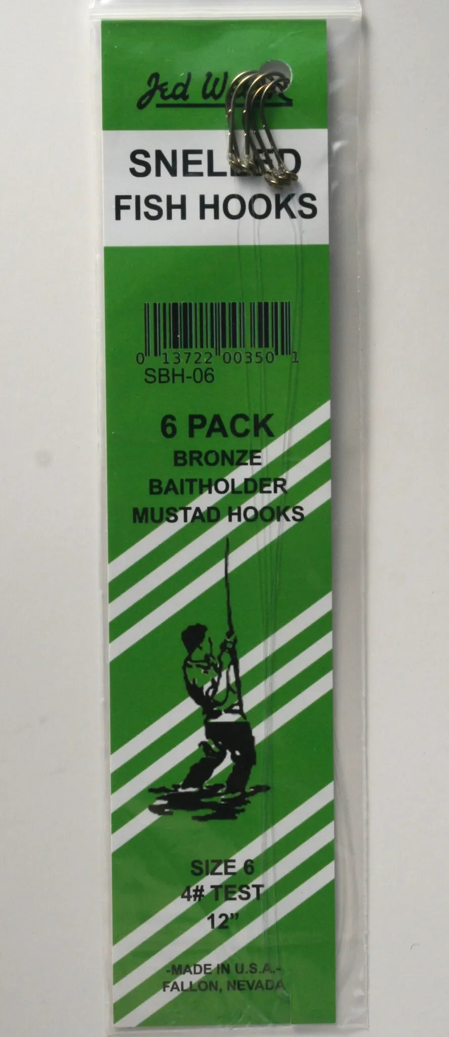 Jed Welsh Snelled Baitholder Hooks