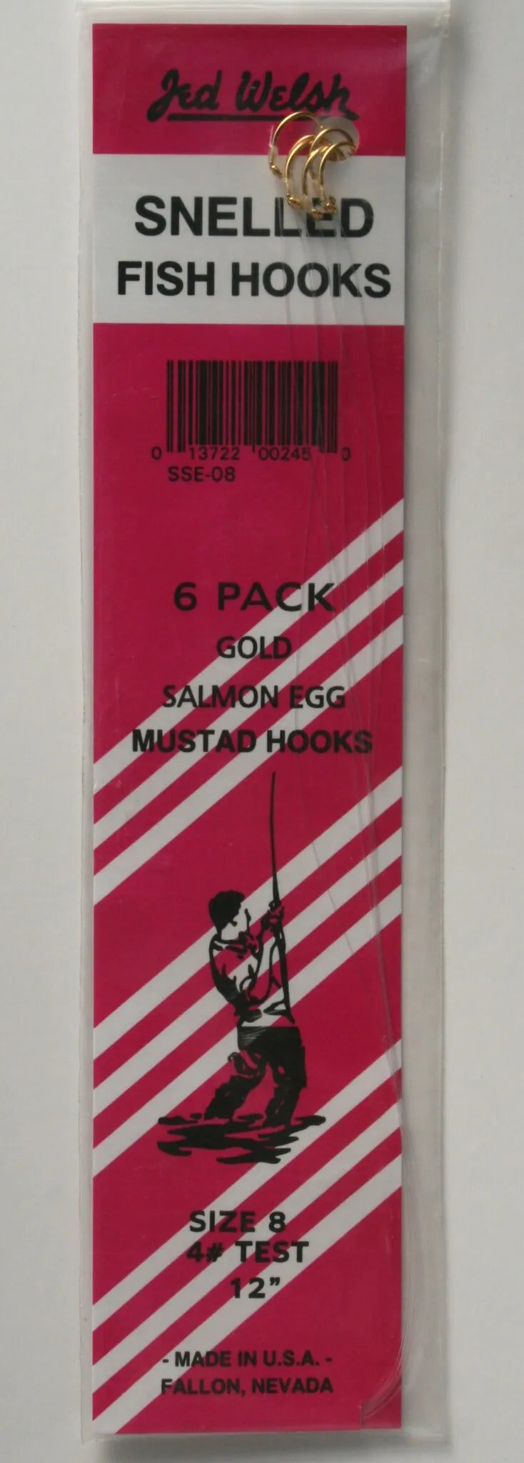 Jed Welsh Snelled Gold Salmon Egg