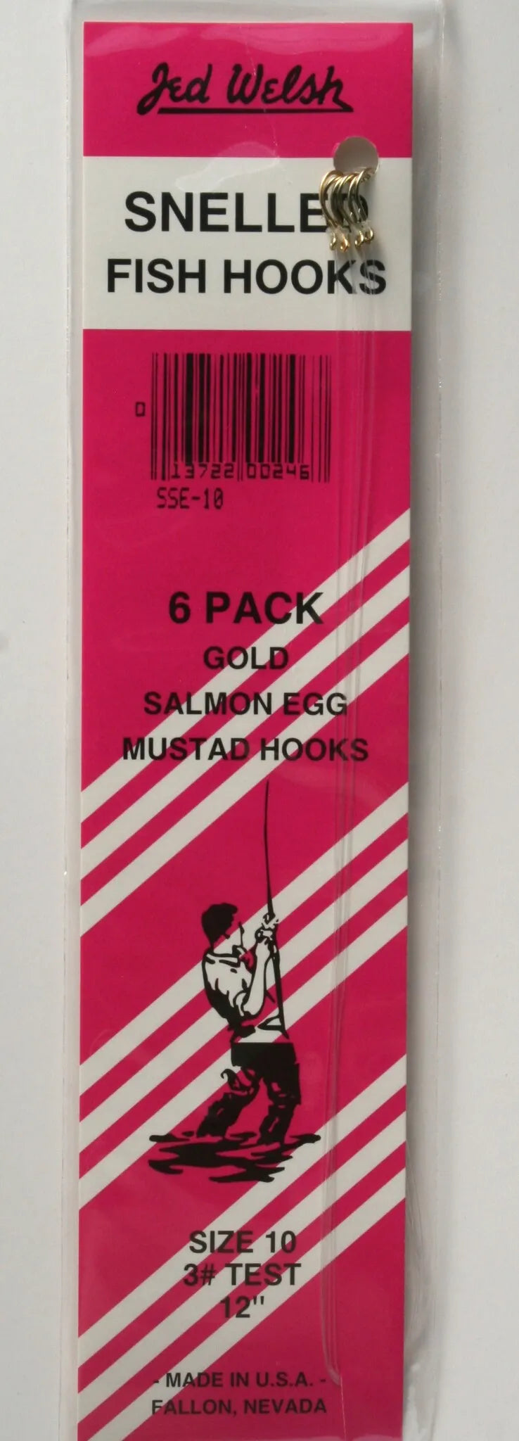 Jed Welsh Snelled Gold Salmon Egg