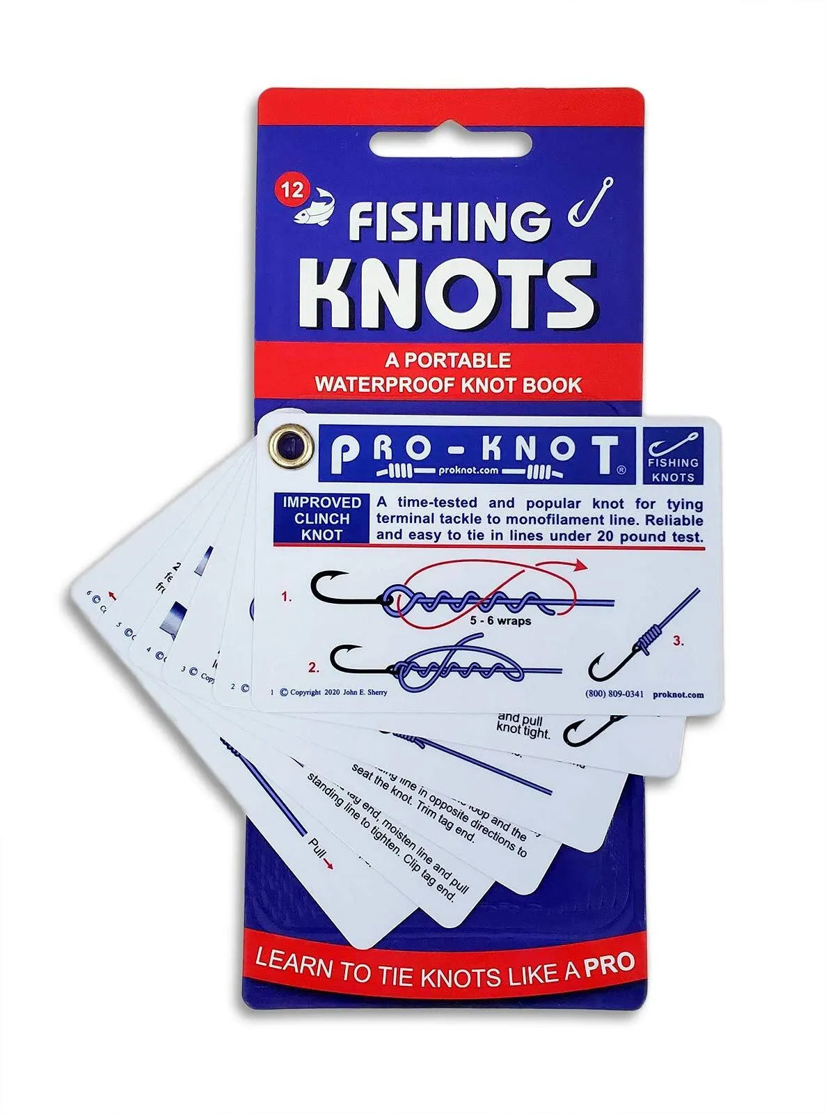 Pro-Knot Waterproof Fishing Knots Guide