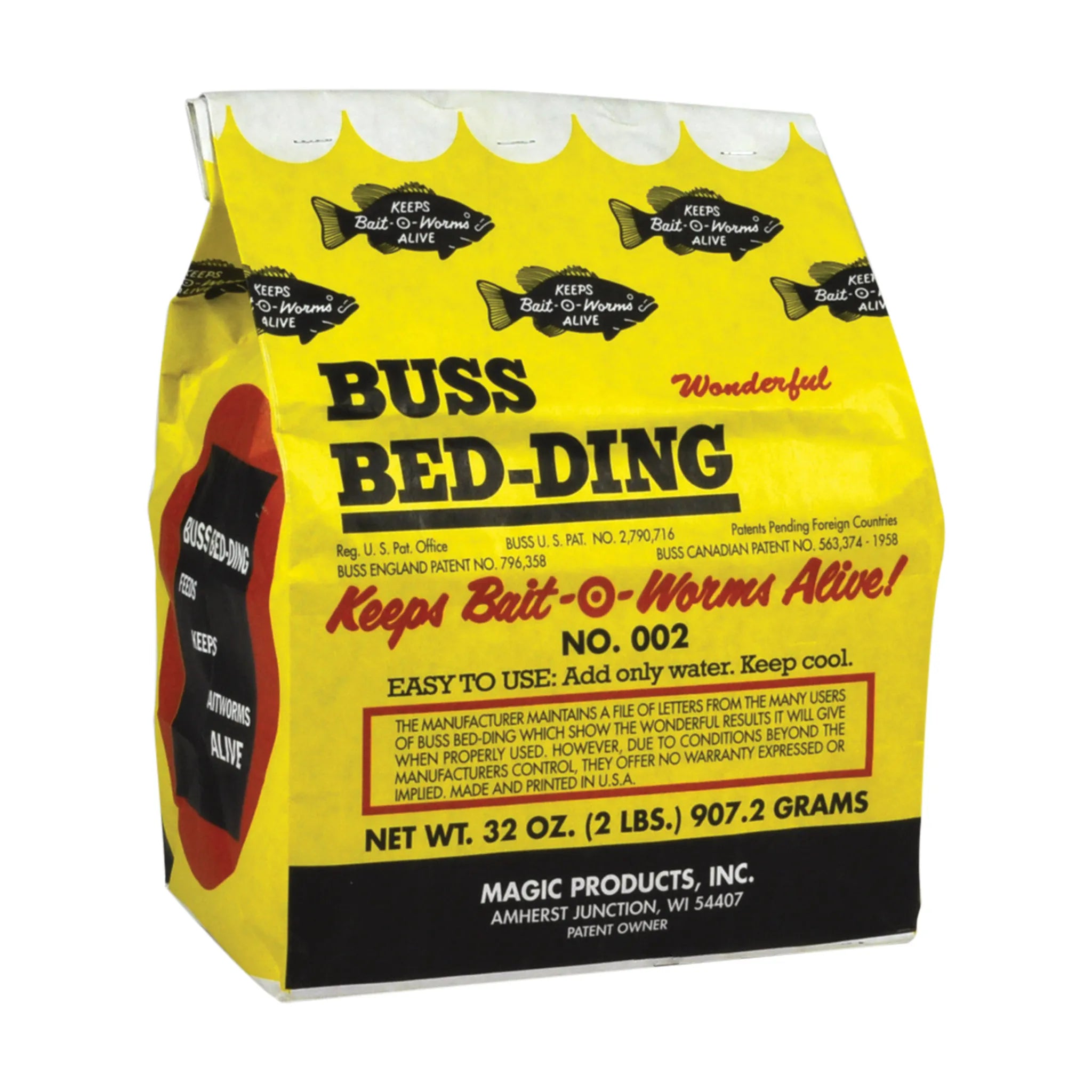 Magic Bait Worm Bedding