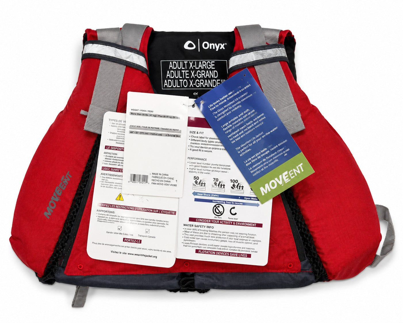 Torison Movement Paddle PFD Red M/L - CLOSEOUT