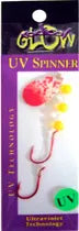 Radical Glow UV Kokanee Spinner Splatter