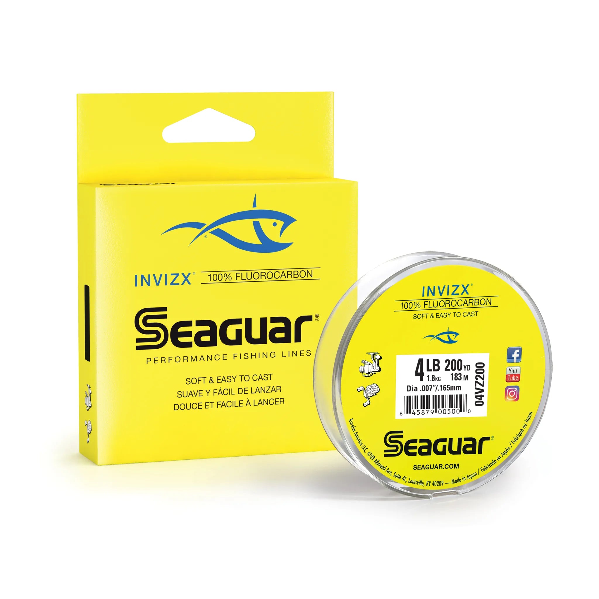 Seaguar Invizx Fluorocarbon Line