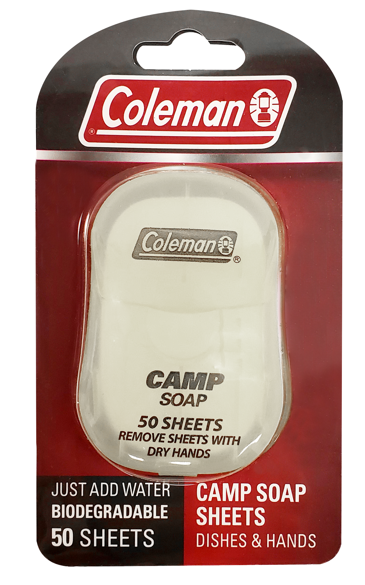 Coleman Camp Soap Sheets Biodegreadable 50CT