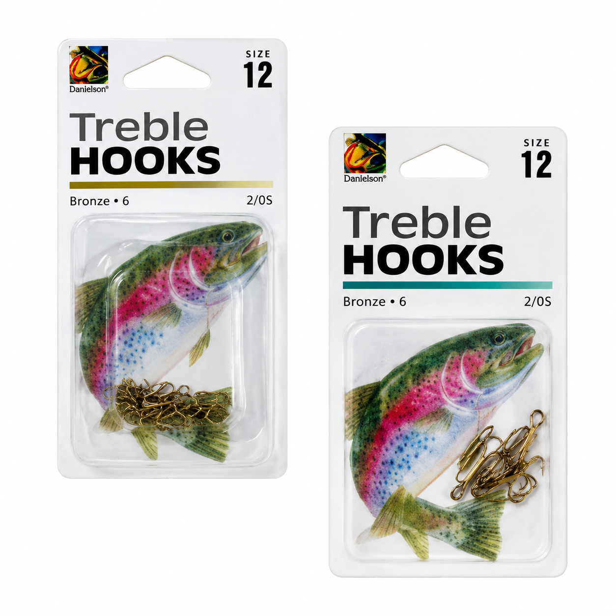 Danielson Gold Treble Hooks
