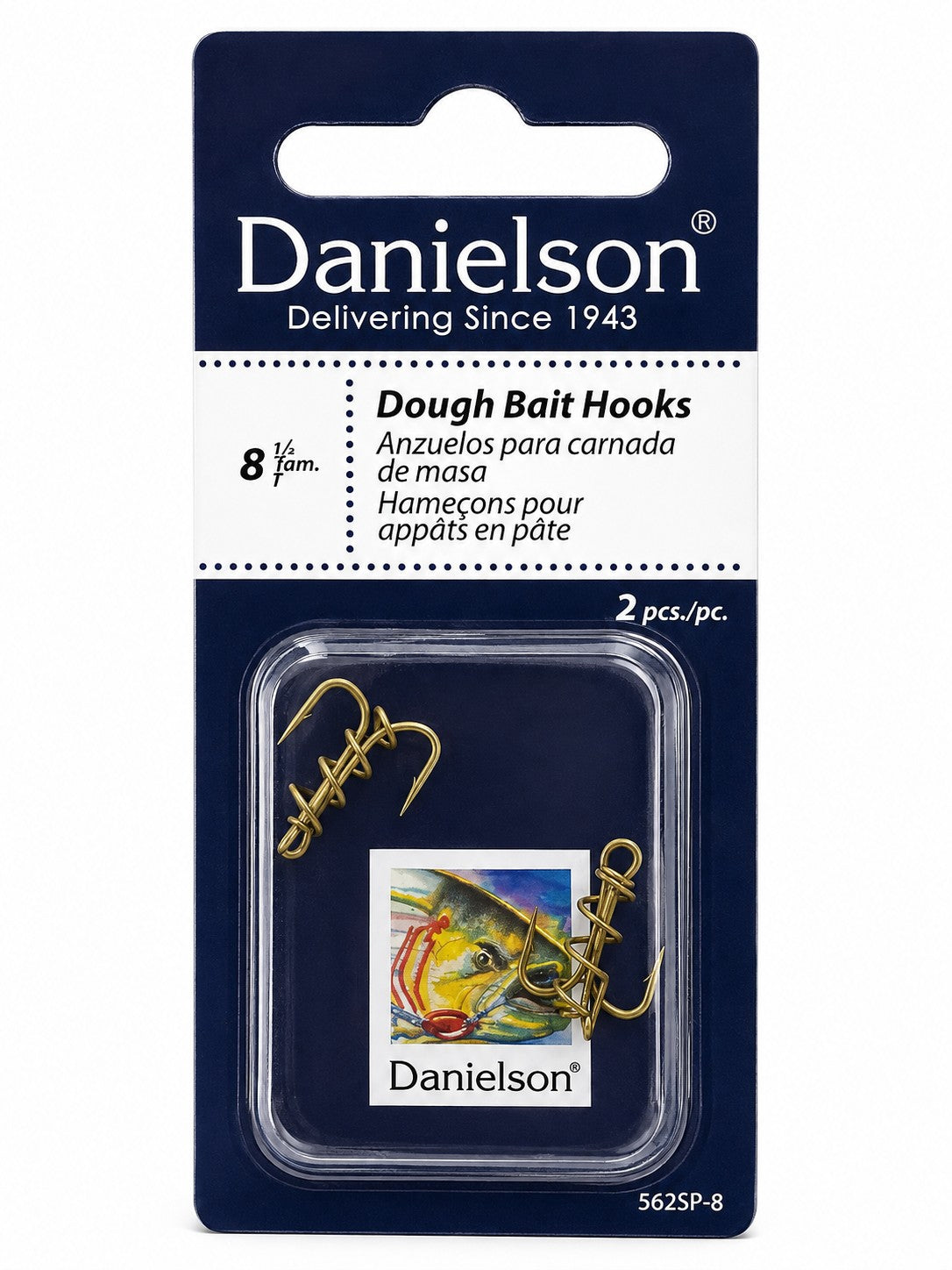 Danielson Dough Bait Hooks Sz 8 - CLOSEOUT
