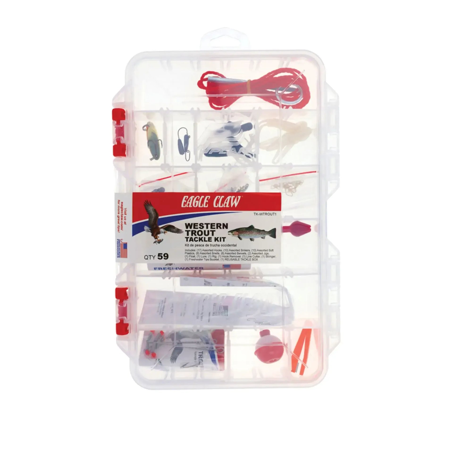 eagle claw tackle box Eagle Claw Fishing Tackle Kit