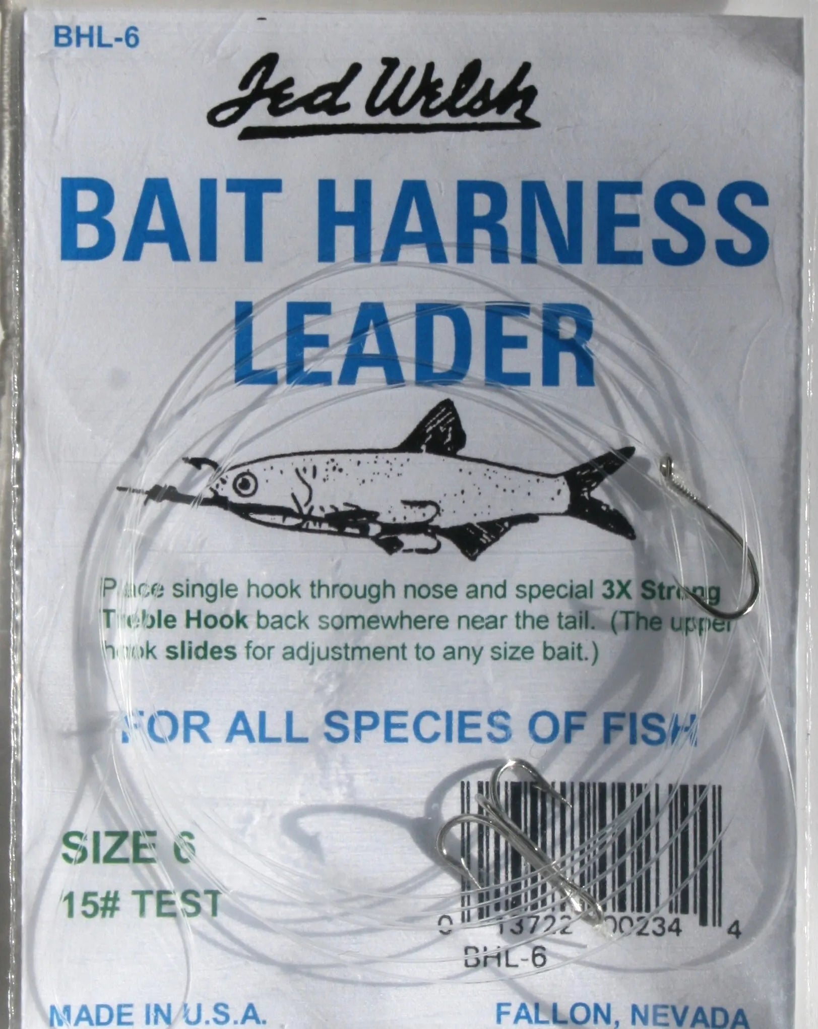 Jed Welsh Bait Harness Leader