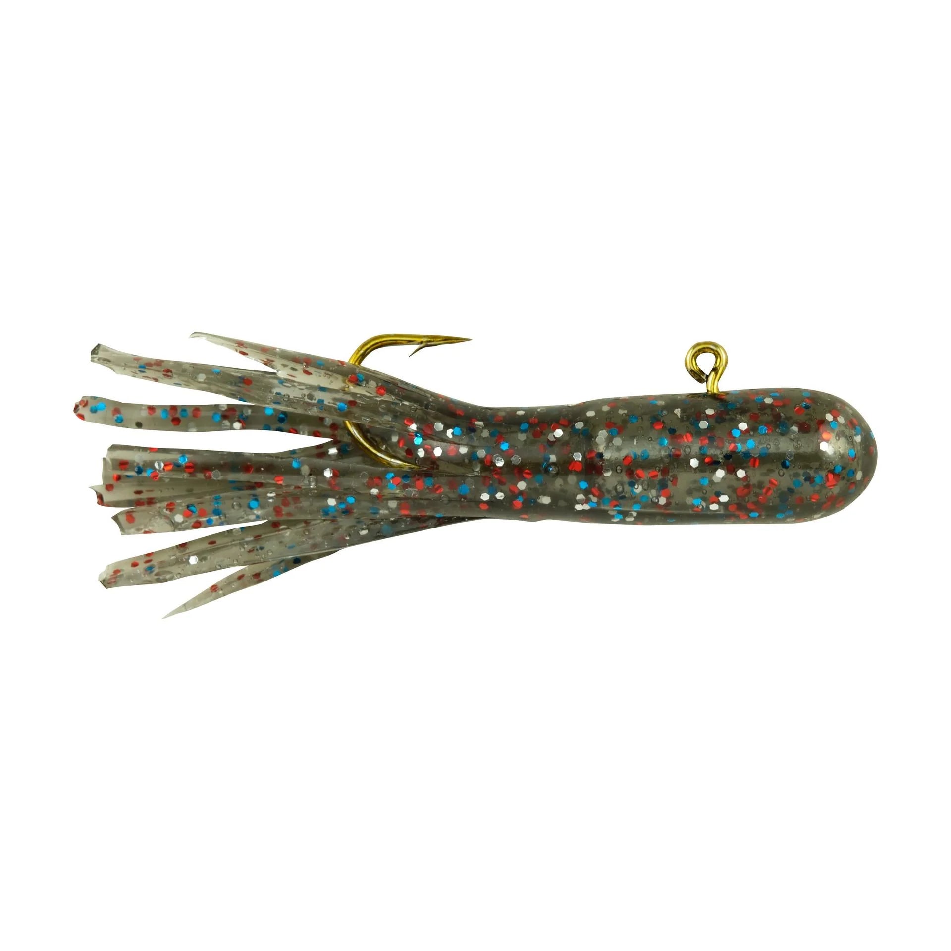 Berkley Atomic Tubes 1/64 Smoke Rainbow Sparkle - CLOSEOUT