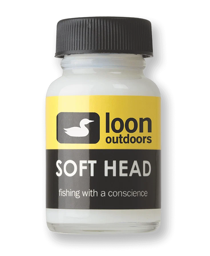 Loon Soft Head Fly Finish Clear 12/bx - CLOSEOUT