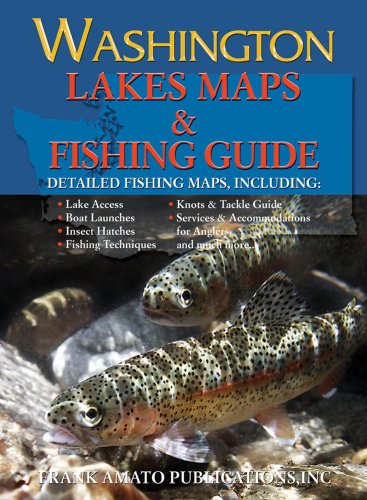 Map Washington Lake Maps and Fishing Guide - CLOSEOUT